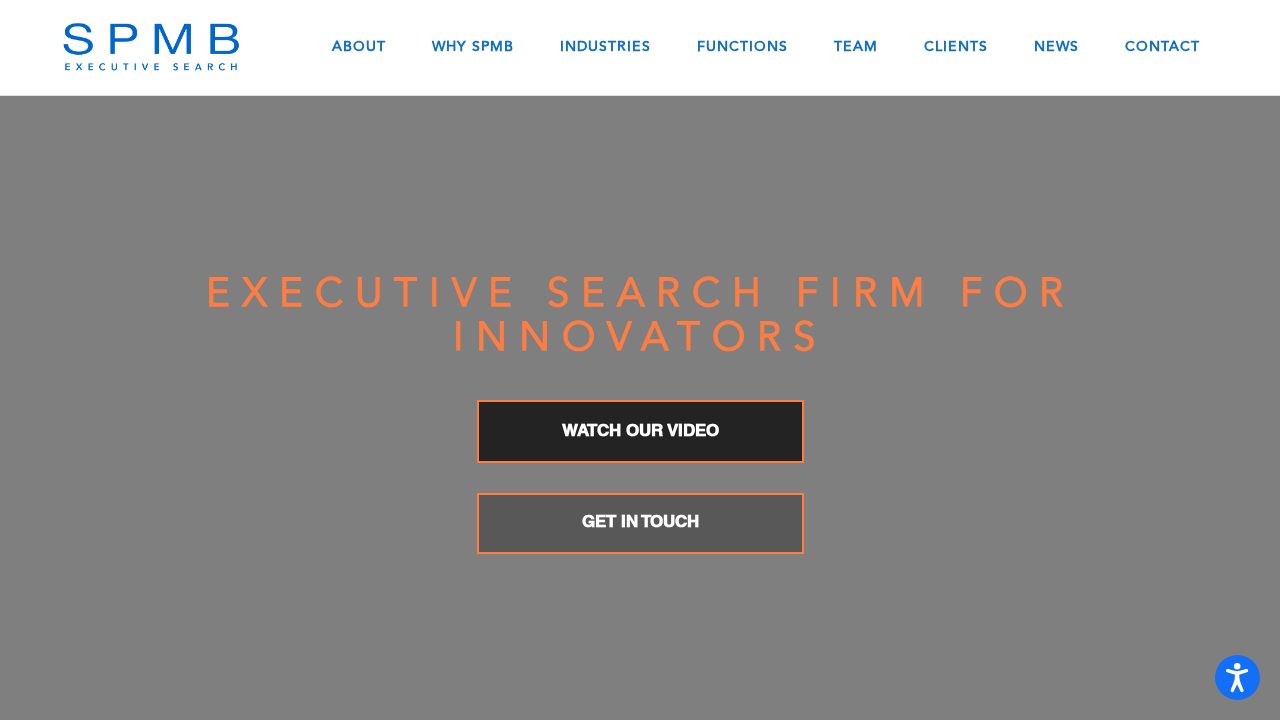 SPMB Executive Search homepage