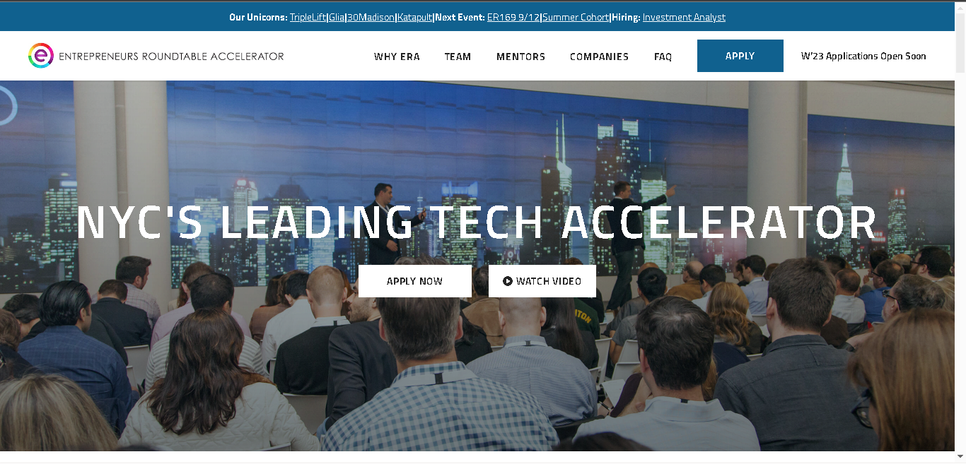 Entrepreneurs Roundtable Accelerator