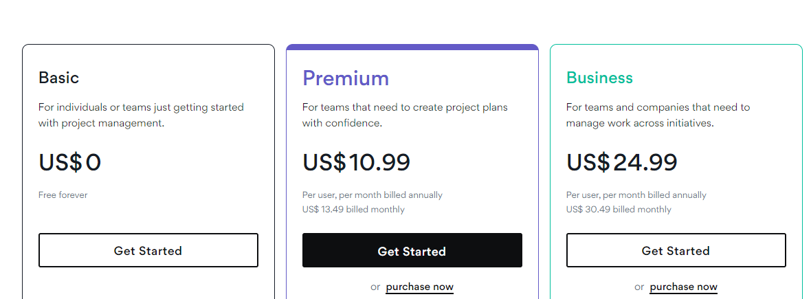Asana Pricing