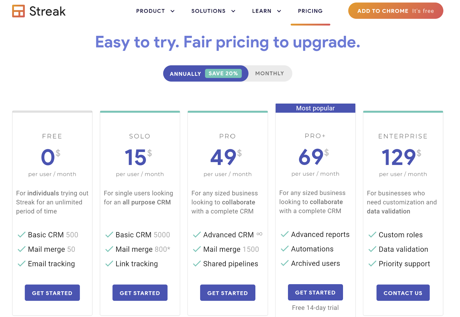 Pricing