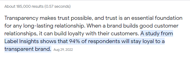 Fostering Transparency and Trust