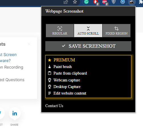 Auto Scroll Screenshot Auto Scroll Screenshot