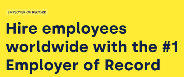 Employer of Record (EOR) Services
