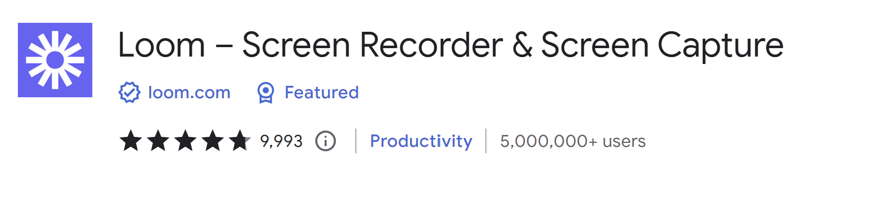 Loom Chrome Extension