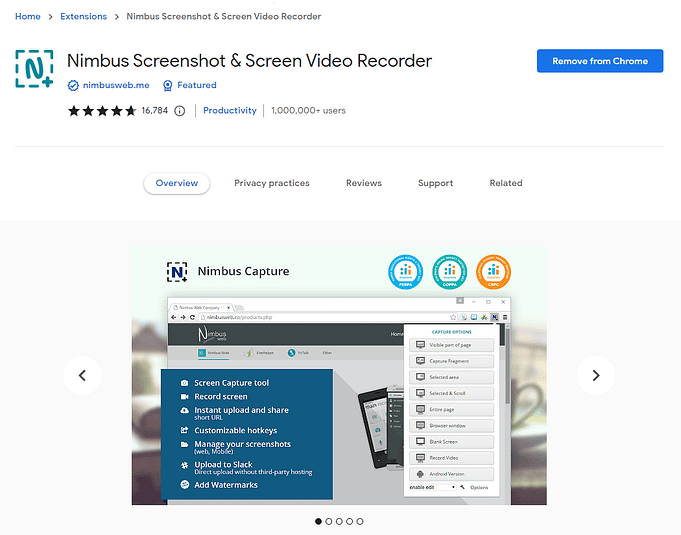 Nimbus Screenshot & Screen Video Recorder Nimbus Screenshot & Screen Video Recorder