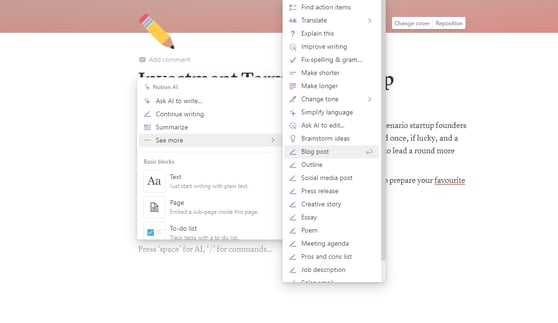 Notion Customization