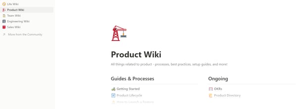 Product Wiki