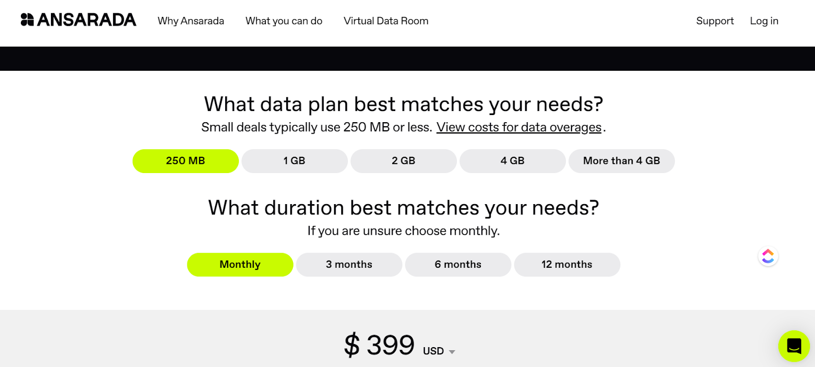 Pricing