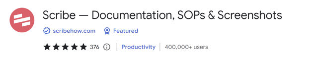 Scribe Chrome Extension