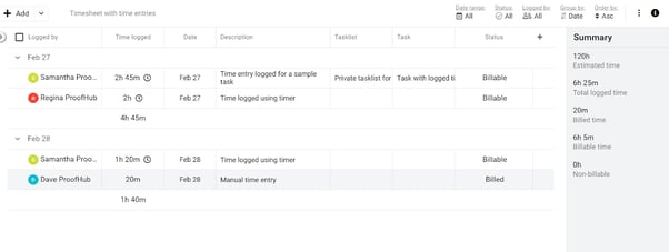 Timesheet