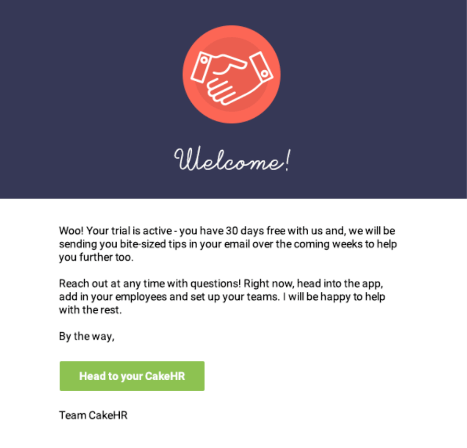 Welcome-Email