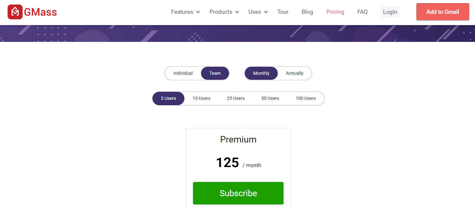 Pricing