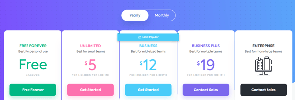 ClickUp Pricing 2